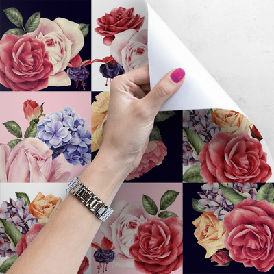 Fotobehang Tegel Duizelig