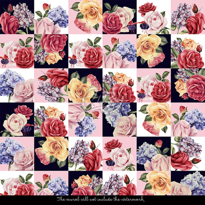 Fotobehang Tegel Duizelig