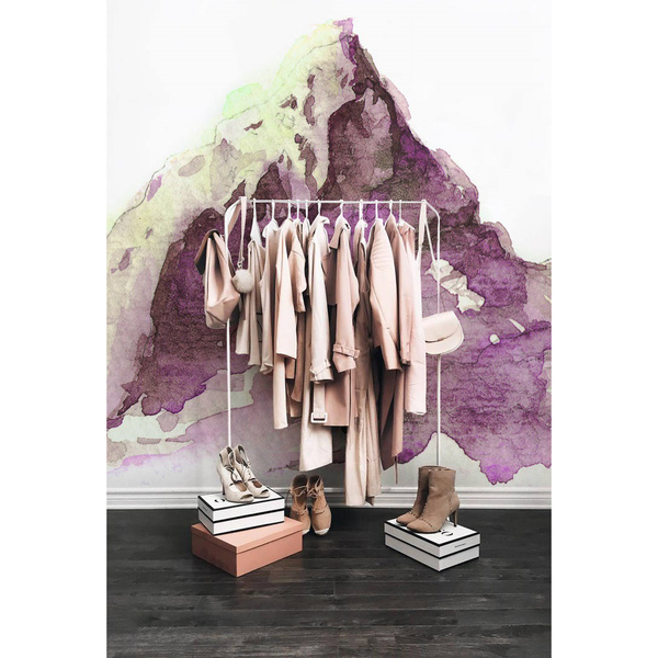 Fotobehang Bergen in het glazuur