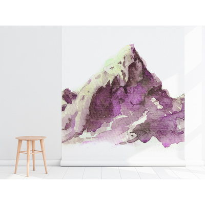 Fotobehang Bergen in het glazuur