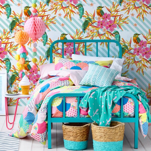 Fotobehang Zomerregenboogkleuren