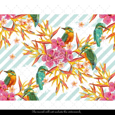 Fotobehang Zomerregenboogkleuren