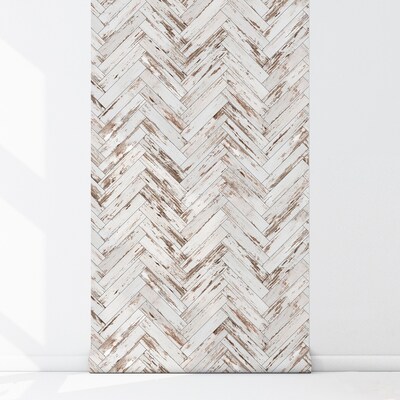 Fotobehang Houten Visie