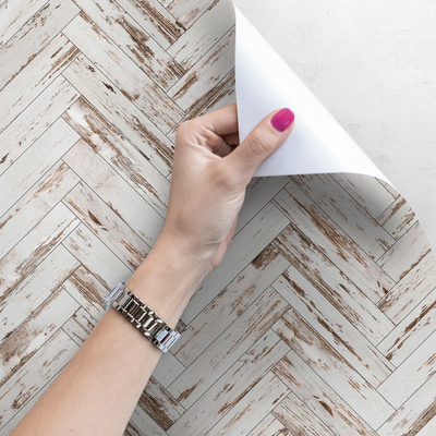 Fotobehang Houten Visie