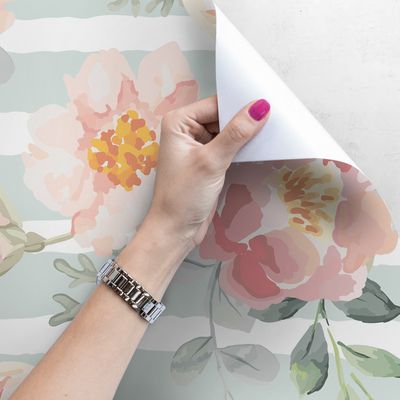 Fotobehang Subtiele rozen