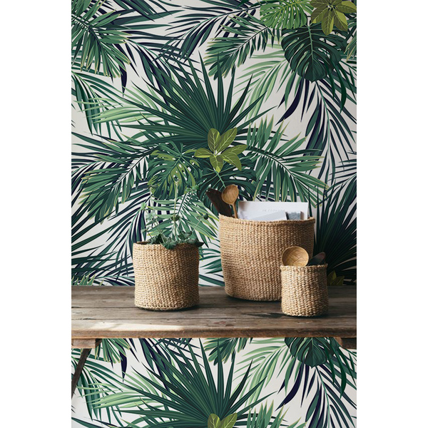 Fotobehang Boeket van oosterse bladeren