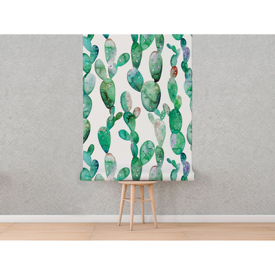 Fotobehang Kleurrijke cactussen van de tropen