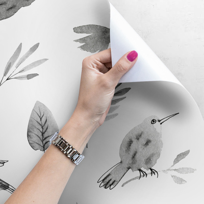 Fotobehang Hallo? Dit is Bird Radio.