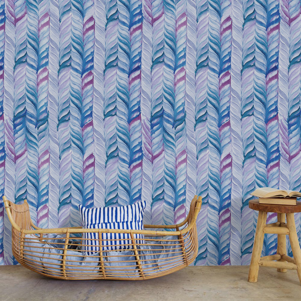 Fotobehang Regenboog Boho Vlecht