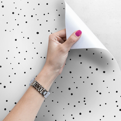 Fotobehang Zwarte stippen