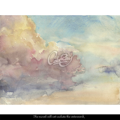 Fotobehang Zonsondergang Pastels