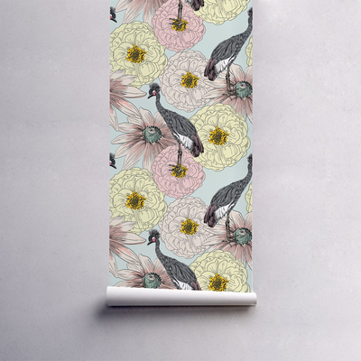 Fotobehang Pastelland