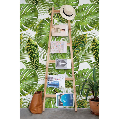 Fotobehang Grote tropische bladeren