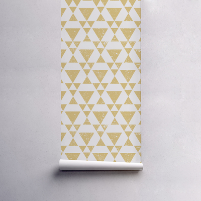 Fotobehang Driehoekige compositie