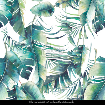 Fotobehang Elegante tropische accessoires