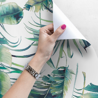 Fotobehang In het struikgewas van turquoise bladeren