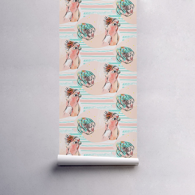 Fotobehang Lieve papegaaien