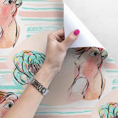 Fotobehang Lieve papegaaien