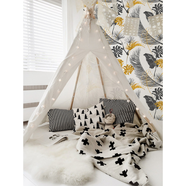 Fotobehang Gouden bladeren