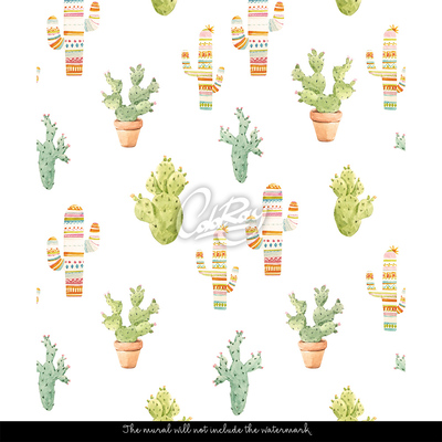 Fotobehang Cactusgekte