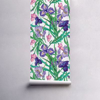 Fotobehang Het zoete mysterie van irissen