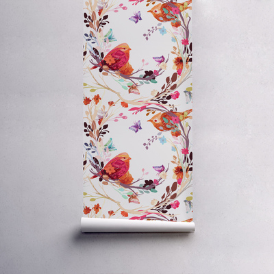 Fotobehang Romantische twijgen