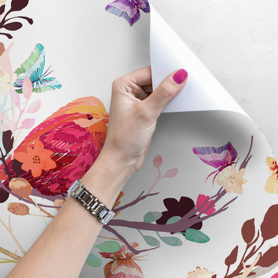 Fotobehang Romantische twijgen