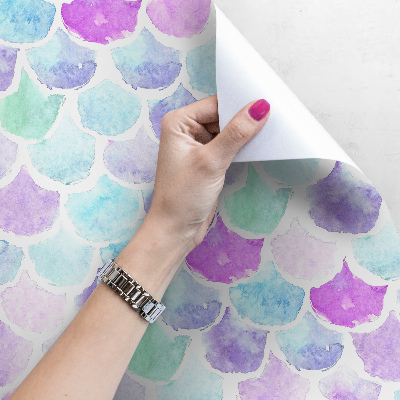 Fotobehang Fantastische zeemeerminstaartschubben