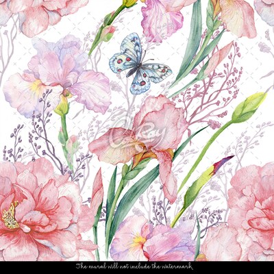 Fotobehang De majestueuze charme van pioenrozen