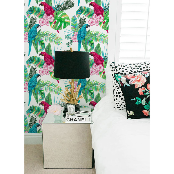 Fotobehang Het papegaaienverhaal