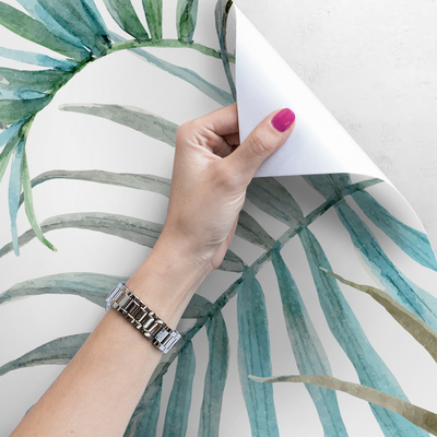 Fotobehang Eucalyptus Blauwgroen