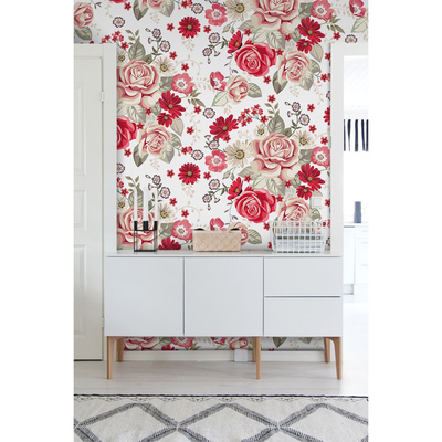 Fotobehang Engels boeket Lady Flowers