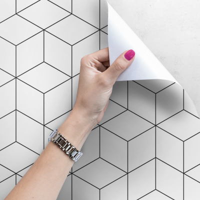 Fotobehang In de diepten van de geometrie