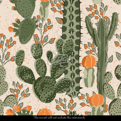 Fotobehang Verfrissende Cactussen