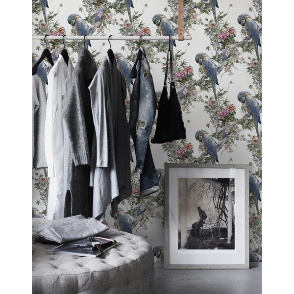 Fotobehang In het Papegaaienhuis