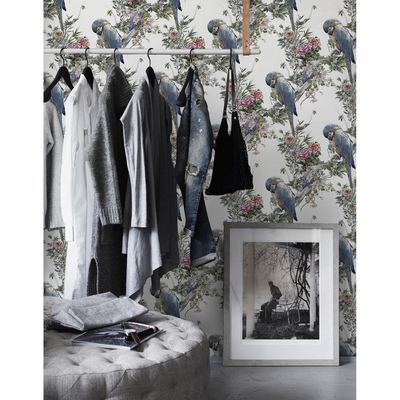 Fotobehang In het Papegaaienhuis