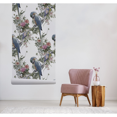 Fotobehang In het Papegaaienhuis