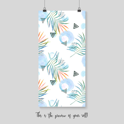 Fotobehang Tropische regenboogabstracts