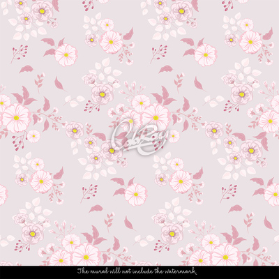 Fotobehang Klassieke Paarse Weide