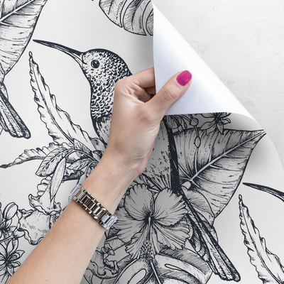 Fotobehang Retro Vogels