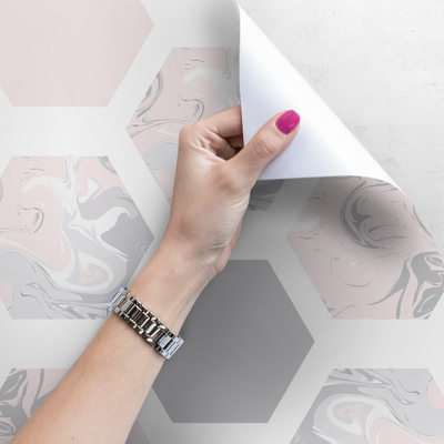 Fotobehang Pastel honingraten