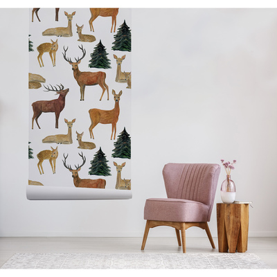 Fotobehang Bosvrienden