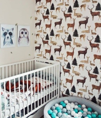 Fotobehang Bosvrienden