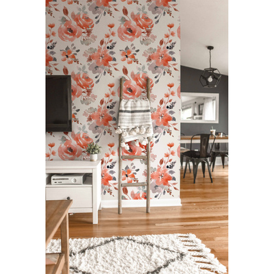 Fotobehang Oranje jaren 60