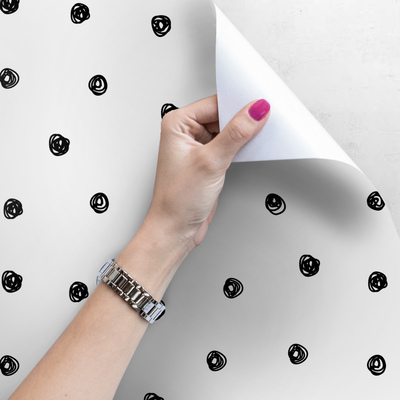 Fotobehang Retro stippen