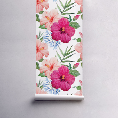 Fotobehang De buitengewone charme van Hibiscus