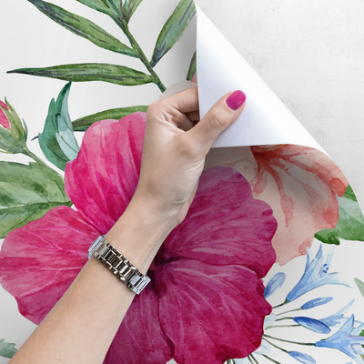 Fotobehang De buitengewone charme van Hibiscus