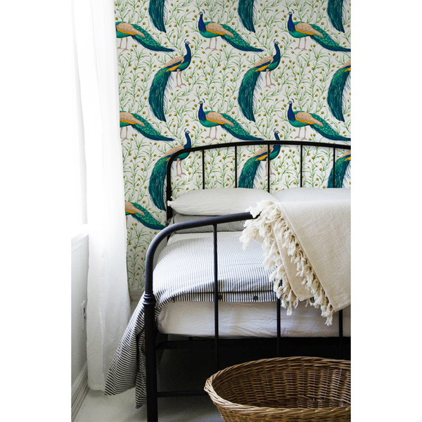 Fotobehang Majestueuze pauw charme