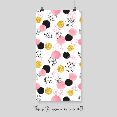 Fotobehang Schattige kleurrijke stippen