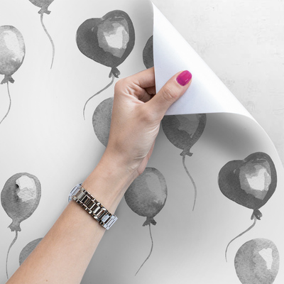 Fotobehang Ballonnen zweven in de lucht